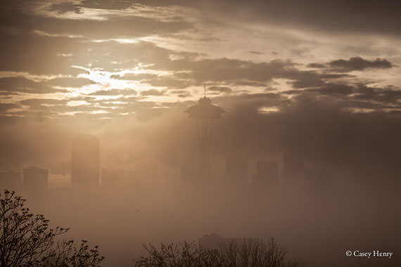 Seattle Christmas Sunrise