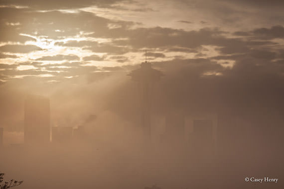Seattle Christmas Sunrise